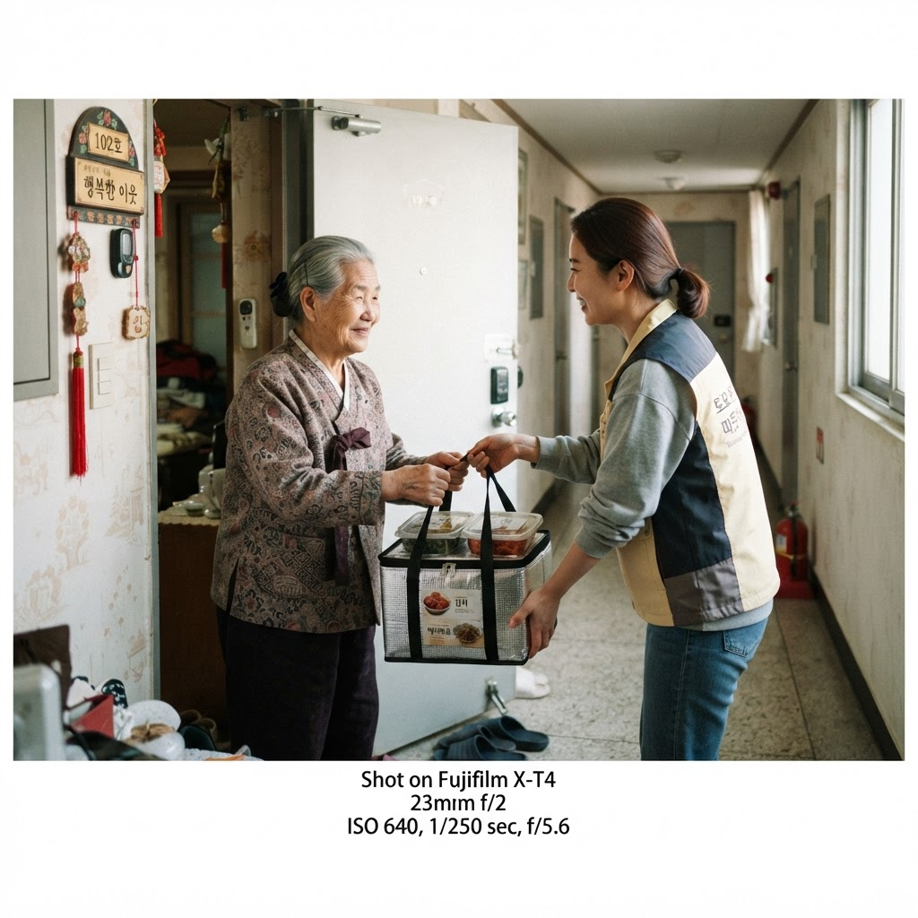반찬 배달 봉사
