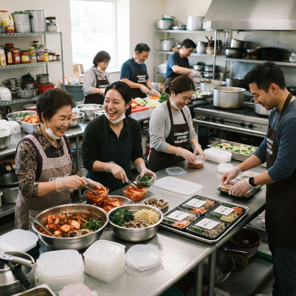 반찬 준비 봉사